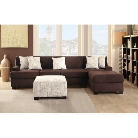 poundex bobkona sectional poundex bobkona hudson reversible chaise sectional walmartcom poundex bobkona sectional poundex bobkona hudson reversible chaise sectional walmartcom